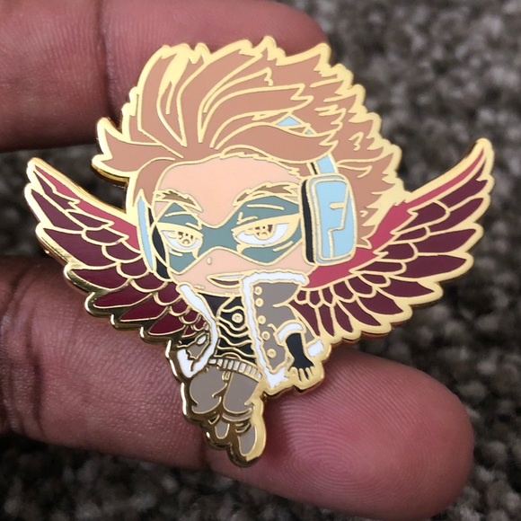 Hawks Enamel Pin - BNHA - Anime Enamel Pin - Picture 2 of 2